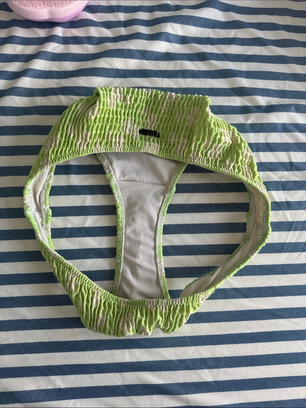 triangl swimwear Light Green Patterned bikini set
